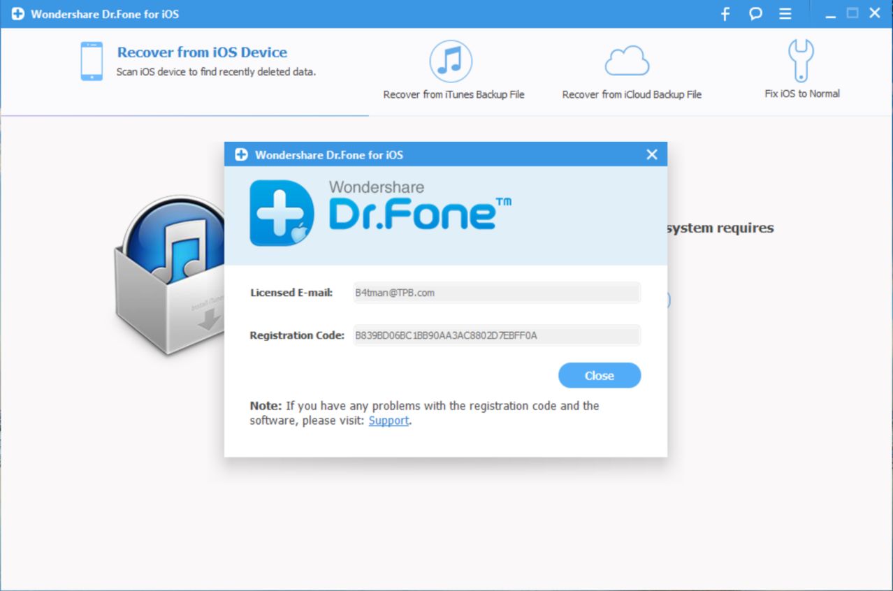 dr fone iphone unlock free registration key